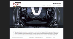 Desktop Screenshot of beardenbenzrepair.com